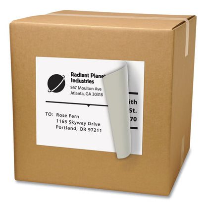 Shipping Labels With Trueblock Technology, Inkjet/laser Printers, 8.5 X 11, White, 500/box