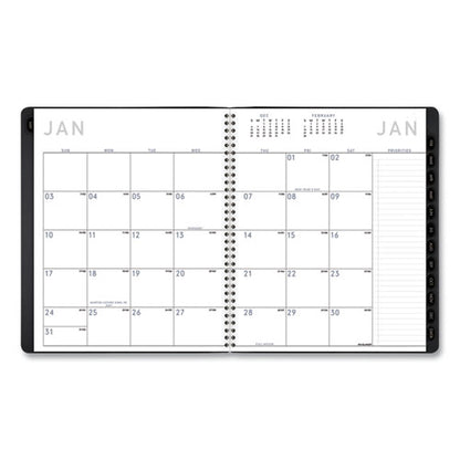 Contemporary Monthly Planner, Premium Paper, 11 X 9, Black Cover, 12-month (jan To Dec): 2024