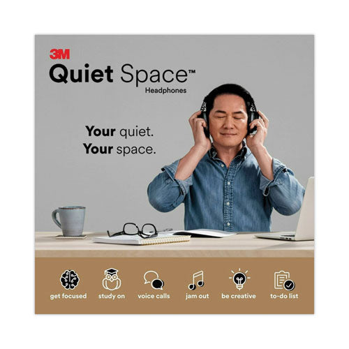 Quiet Space Headphones, Black