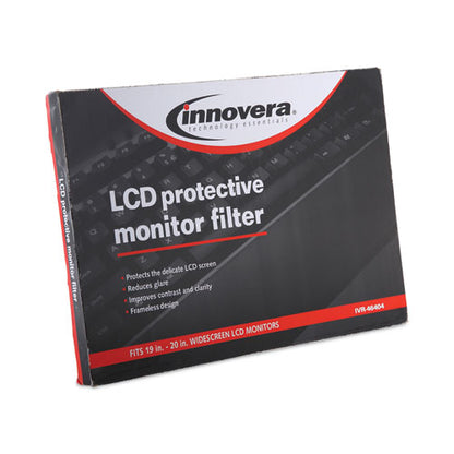 Protective Antiglare Lcd Monitor Filter For 19" To 20" Widescreen Flat Panel Monitor, 16:10 Aspect Ratio