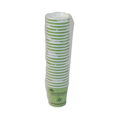 Earthchoice Compostable Soup Cup Large, 16 Oz, 3.63" Diameter X 3.88"h, Green, Paper, 500/carton