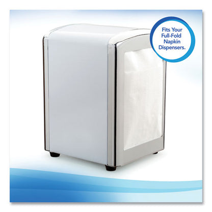 Full-fold Dispenser Napkins, 1-ply, 12 X 17, White, 250/pack, 24 Packs/carton