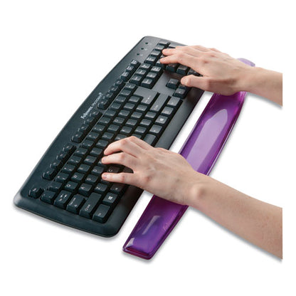 Gel Crystals Keyboard Wrist Rest, 18.5 X 2.25, Purple