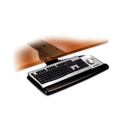 Sit/stand Easy Adjust Keyboard Tray, Standard Platform, 25.5w X 12d, Black