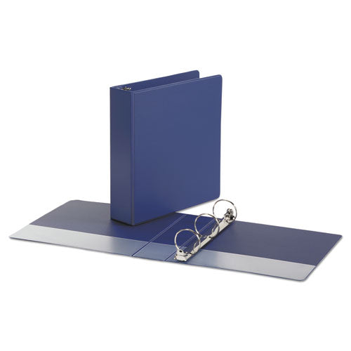 Economy Non-view Round Ring Binder, 3 Rings, 2" Capacity, 11 X 8.5, Royal Blue