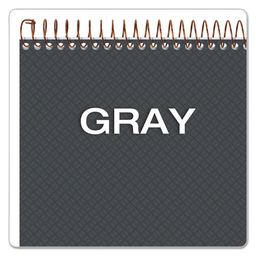 Gold Fibre Wirebound Project Notes Pad, Project-management Format, Gray Cover, 70 White 8.5 X 11.75 Sheets