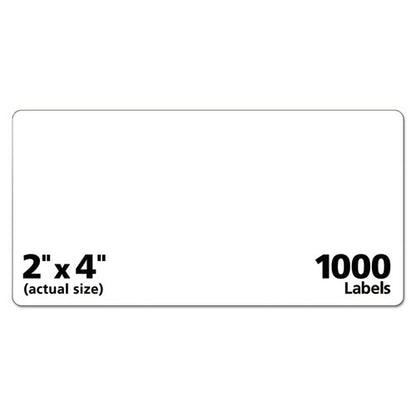 Repositionable Address Labels W/sure Feed, Inkjet/laser, 2 X 4, White, 250/box