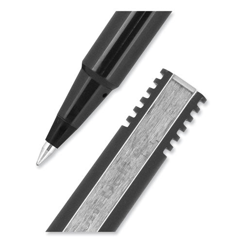 Roller Ball Pen, Stick, Extra-fine 0.5 Mm, Black Ink, Black Barrel, 36/pack