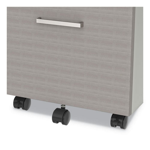 Urban Mobile File Pedestal, Left Or Right, 2-drawers: Box/file, Legal/a4, Ash, 16" X 15.25" X 23.75"