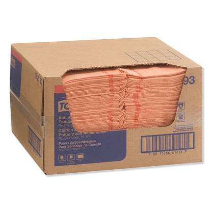 Foodservice Cloth, 13 X 24, Red, 150/carton