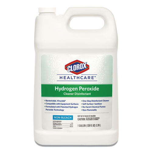 Hydrogen-peroxide Cleaner/disinfectant, 1 Gal Bottle, 4/carton