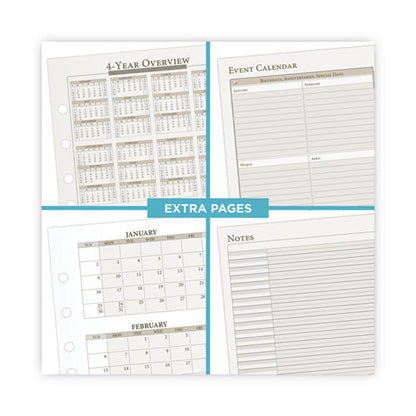 2-page-per-week Planner Refills, 8.5 X 5.5, White Sheets, 12-month (jan To Dec): 2024