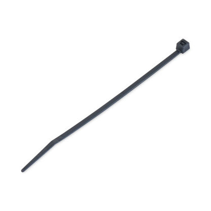 Nylon Cable Ties, 4 X 0.06, 18 Lb, Black, 1,000/pack