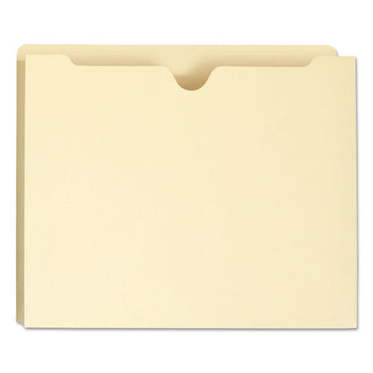 Manila File Jackets, 2-ply Straight Tab, Letter Size, Manila, 50/box