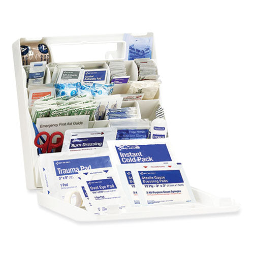 Ansi 2021 First Aid Kit For 50 People, 184 Pieces, Plastic Case