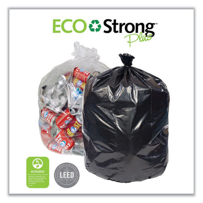Eco Strong Plus Can Liners, 40 Gal, 14 Microns, 40 X 46 Natural, 250/carton