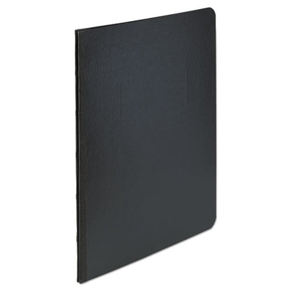 Presstex Report Cover With Tyvek Reinforced Hinge, Side Bound, Two-piece Prong Fastener, 3" Capacity, 8.5 X 11, Black/black