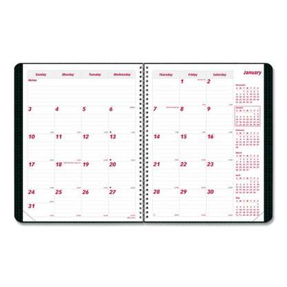 Duraflex 14-month Planner, 11 X 8.5, Black Cover, 14-month (dec To Jan): 2023 To 2025