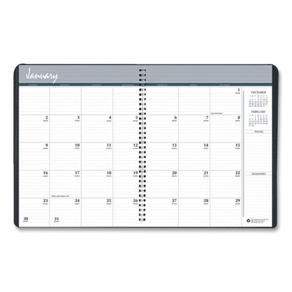 Recycled Monthly 5-year/62-month Planner, 11 X 8.5, Black Cover, 62-month (dec To Jan): 2023 To 2029