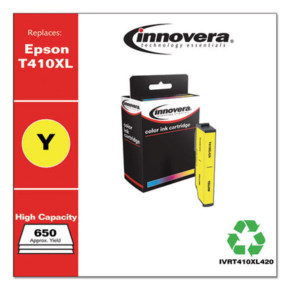 Remanufactured Yellow High-yield Ink, Replacement For T410xl (t410xl420), 650 Page-yield