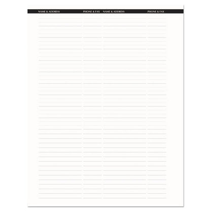 Recycled Professional Weekly Planner, 15-minute Appts, 11 X 8.5, Black Wirebound Soft Cover, 24-month (jan-dec): 2024-2025