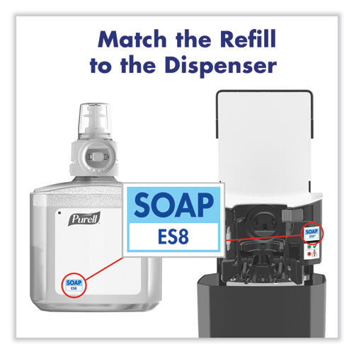 Es8 Soap Touch-free Dispenser, 1,200 Ml, 5.25 X 8.8 X 12.13, Graphite