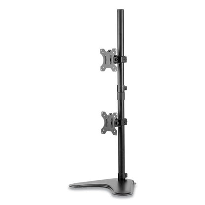 Professional Series Freestanding Dual Stacking Monitor Arm, For 32" Monitors, 15.3" X 35.5" X 11", Black, Supports 17 Lb