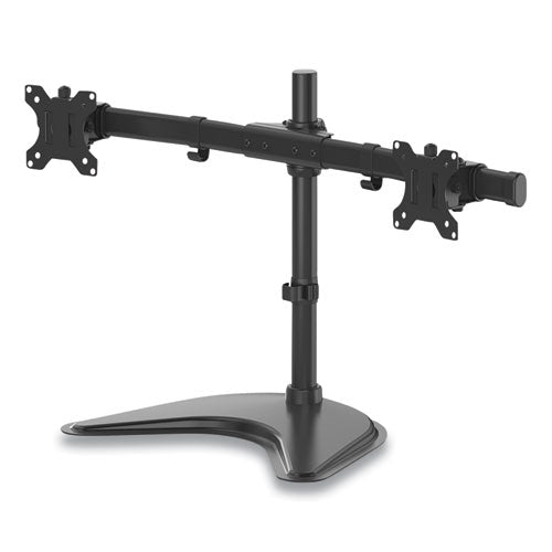 Professional Series Freestanding Dual Horizontal Monitor Arm, For 30" Monitors, 35.75" X 11" X 18.25", Black, Supports 17 Lb