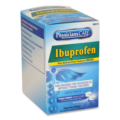 Ibuprofen Medication, Two-pack, 50 Packs/box