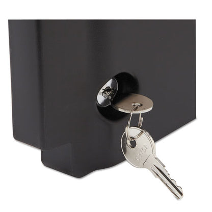Locking Security Hood, 17.75w X 10.3h, Black