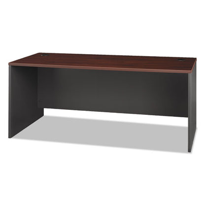 Series C Collection Desk Shell, 71.13" X 29.38" X 29.88", Hansen Cherry/graphite Gray