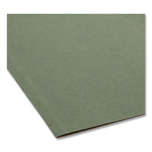 Box Bottom Hanging File Folders, 1" Capacity, Legal Size, Standard Green, 25/box