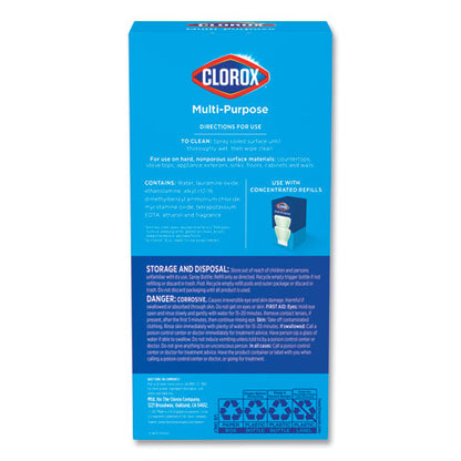 Clorox Multipurpose Degreaser Cleaner Refillable Starter Kit, Crisp Lemon Scent