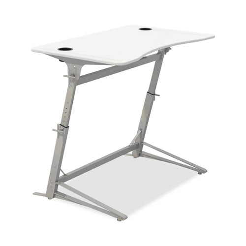 Verve Standing Desk, 47.25" X 31.75" X 36" To 42", White