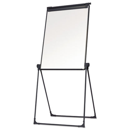 Folds-to-a-table Melamine Easel, 28.5 X 37.5, White, Steel/laminate