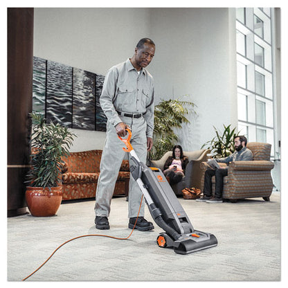 Hushtone Vacuum Cleaner With Intellibelt, 15" Cleaning Path, Gray/orange