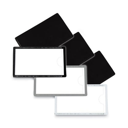 Slap-stick Magnetic Label Holders, Side Load, 4.25 X 2.5, White, 10/pack