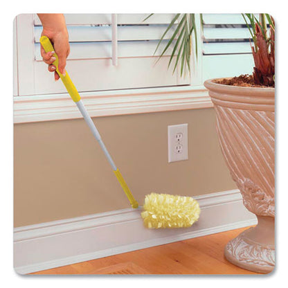 Heavy Duty Dusters Starter Kit, Handle Extends To 3 Ft, 1 Handle With 12 Duster Refills