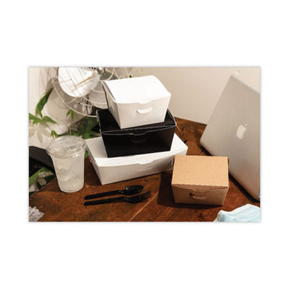 Earthchoice Onebox Paper Box, 66 Oz, 6.5 X 4.5 X 3.25, Black, 160/carton