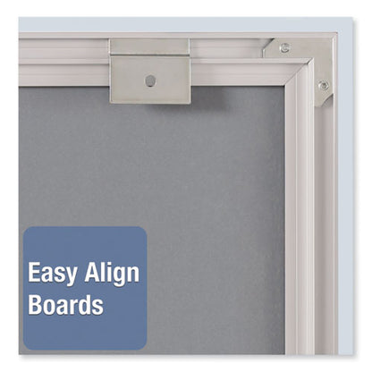 Matrix Magnetic Boards, 23 X 23, White Surface, Silver Aluminum Frame