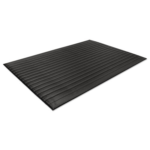 Air Step Antifatigue Mat, Polypropylene, 36 X 144, Black