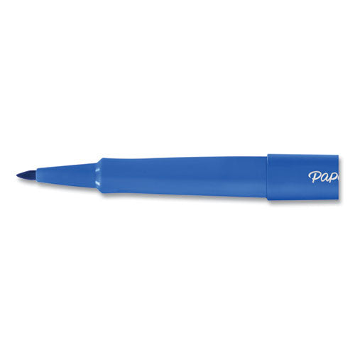 Point Guard Flair Felt Tip Porous Point Pen, Stick, Medium 0.7 Mm, Assorted Tropical Vacation Ink And Barrel Colors, Dozen