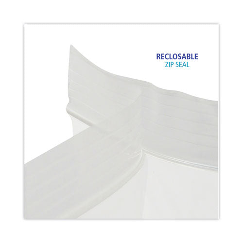 Reclosable Food Storage Bags, 1 Gal, 1.75 Mil, 10.5" X 11", Clear, 250/box