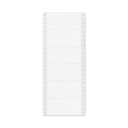 Dot Matrix Printer Mailing Labels, Pin-fed Printers, 1.94 X 4, White, 5,000/box