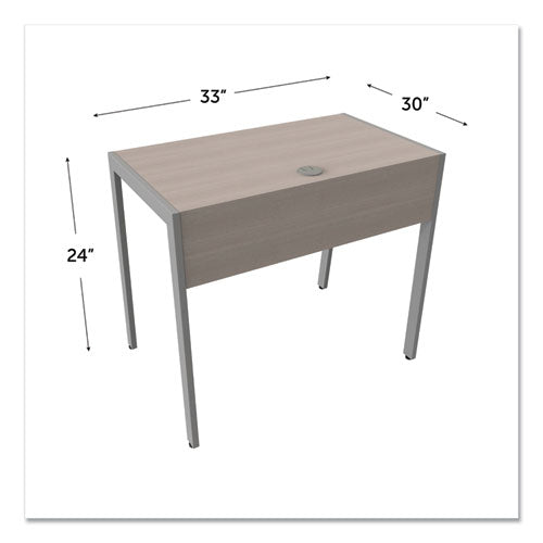 Klin Desk, 33" X 19" X 29.5", Ash