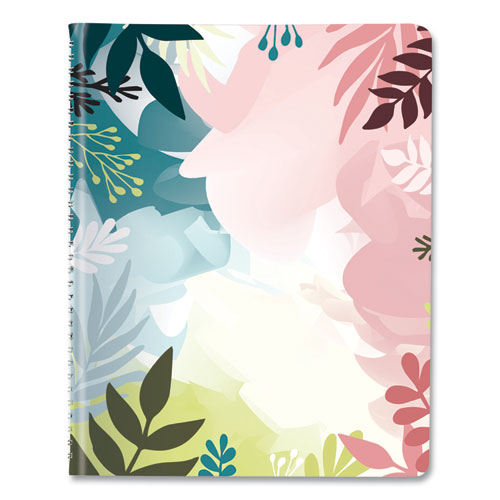 Monthly 14-month Planner, Floral Watercolor Artwork, 11 X 8.5, Multicolor Cover, 14-month (dec To Jan): 2023 To 2025