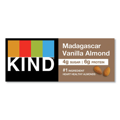 Nuts And Spices Bar, Madagascar Vanilla Almond, 1.4 Oz, 12/box
