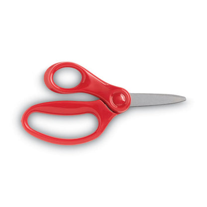 Kids/student Scissors, Pointed Tip, 5" Long, 1.75" Cut Length, Assorted Straight Handles
