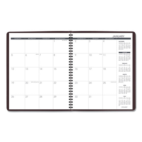 Monthly Planner, 11 X 9, Winestone Cover, 15-month (jan To Mar): 2024 To 2025