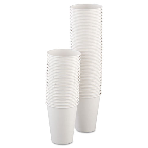 Solo Cup Single-Sided Poly Paper Hot Cups 12 oz. White